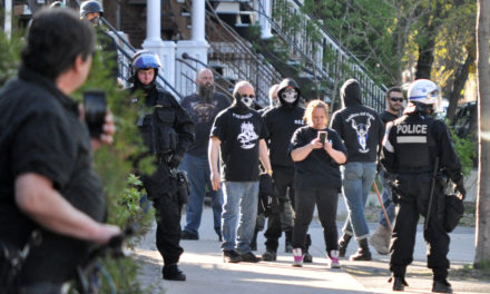 Soldiers of Odin à Montréal: la police protège (encore) les nazis!