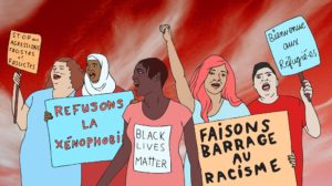 Mobilisation antiraciste contre La Meute