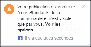 Situation de Montréal Antifasciste et Facebook