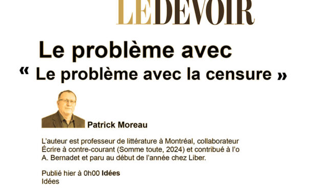 En guise de réponse à P. Moreau : La confusion entre censure et positionnement antifasciste ne profite qu’à l’extrême droite
