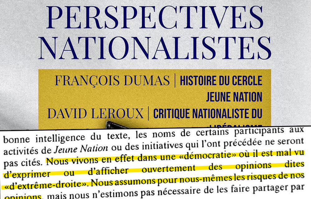 Nouvelle Alliance et la tentation fasciste